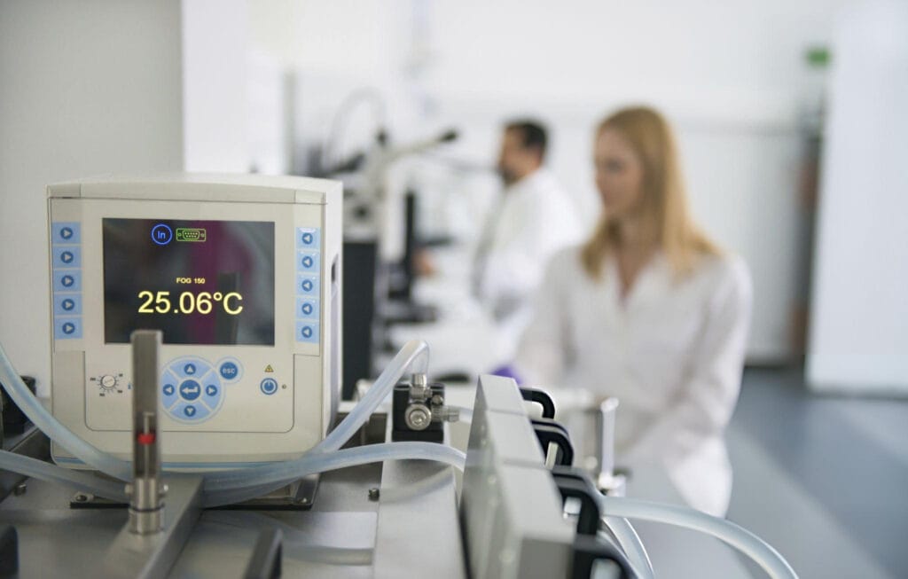 Laboratory temperature monitoring concept
